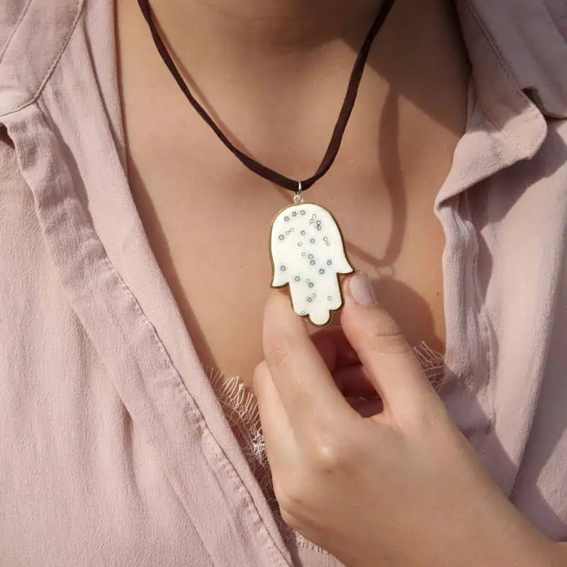 Hamsa Pendant - Judaica Gift