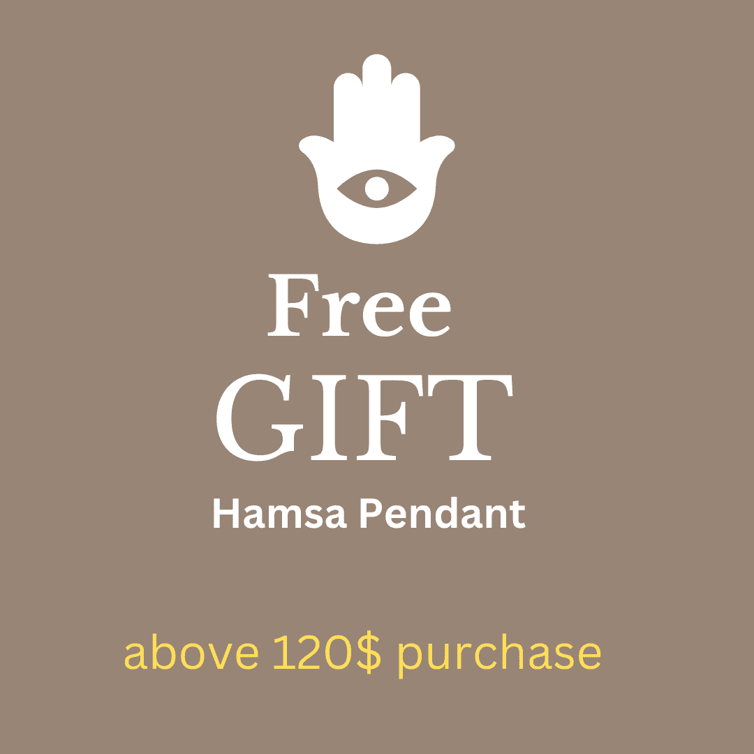 Buy 120$ and get Hamsa pendant gift